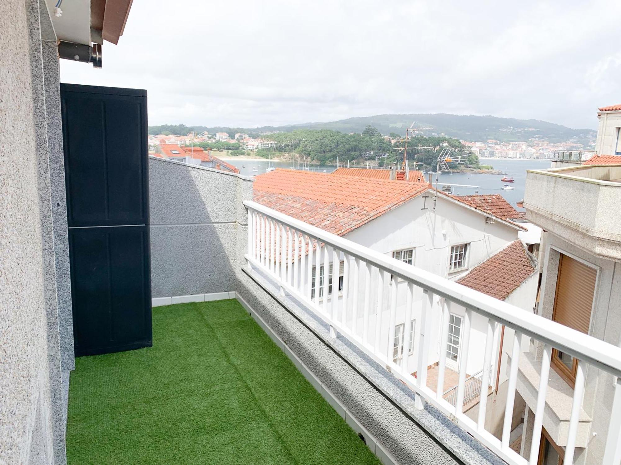 Estudio Con Terraza En La Playa Sanxenxo Exteriör bild