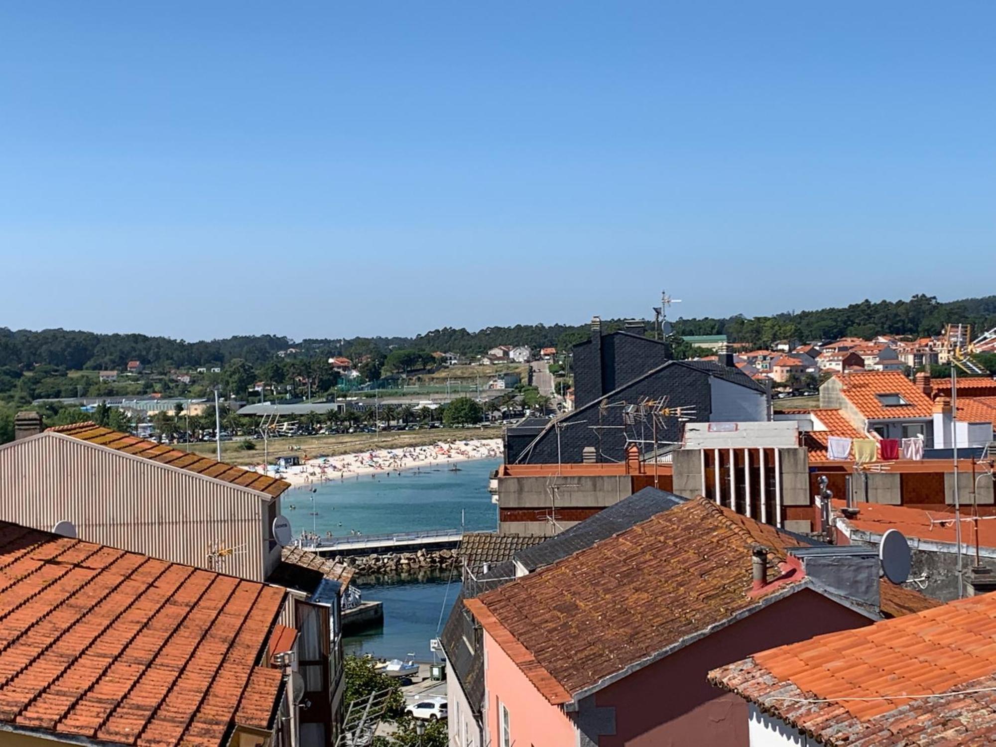 Estudio Con Terraza En La Playa Sanxenxo Exteriör bild